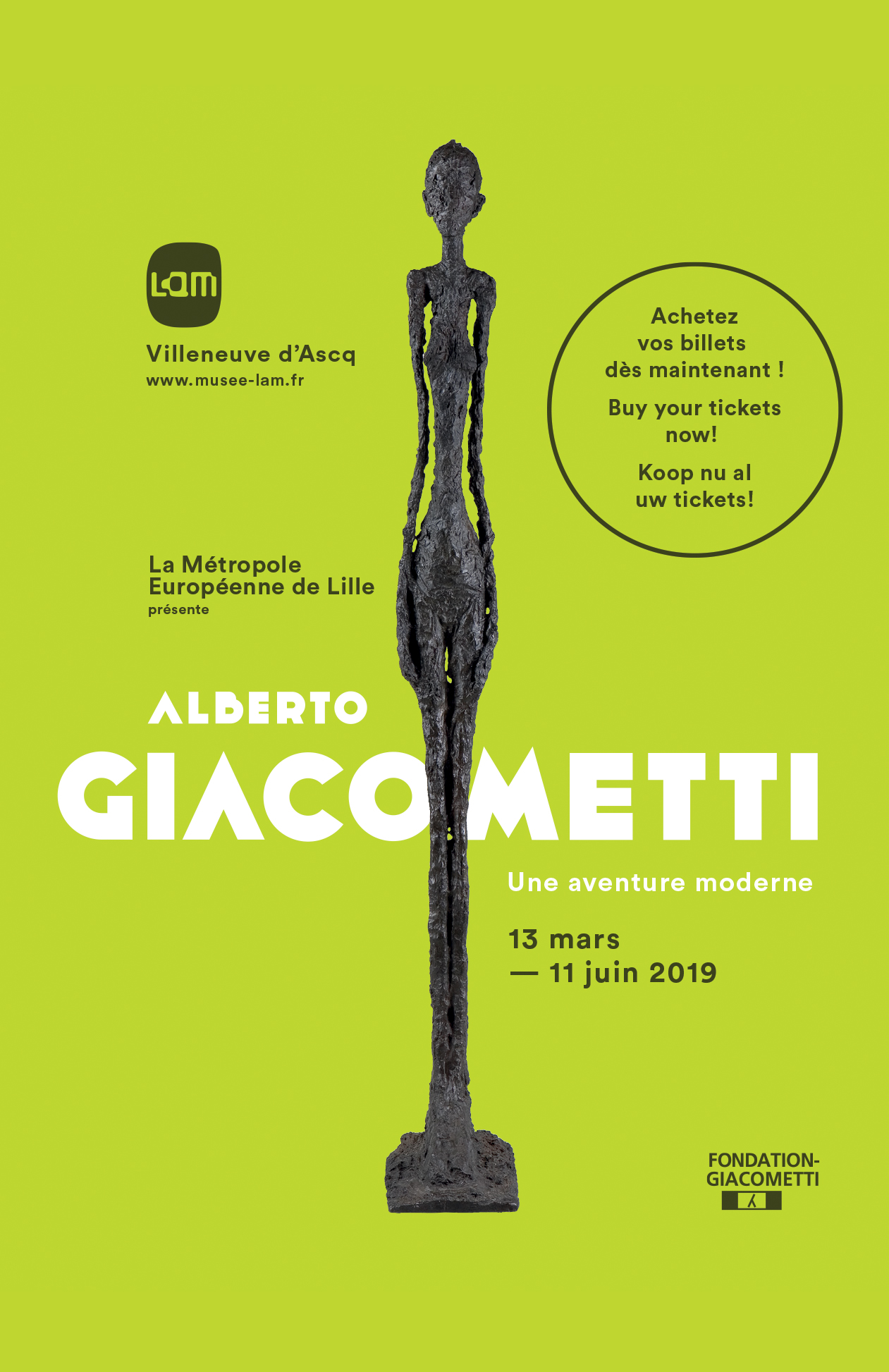 Alberto Giacometti, une aventure moderne