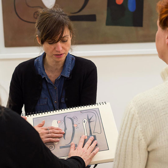 Visite tactile au LaM