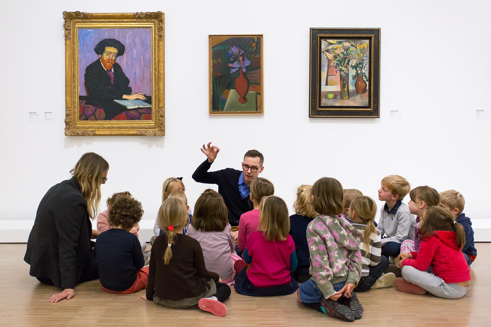 Visite dans les salles d'exposition temporaire du LaM