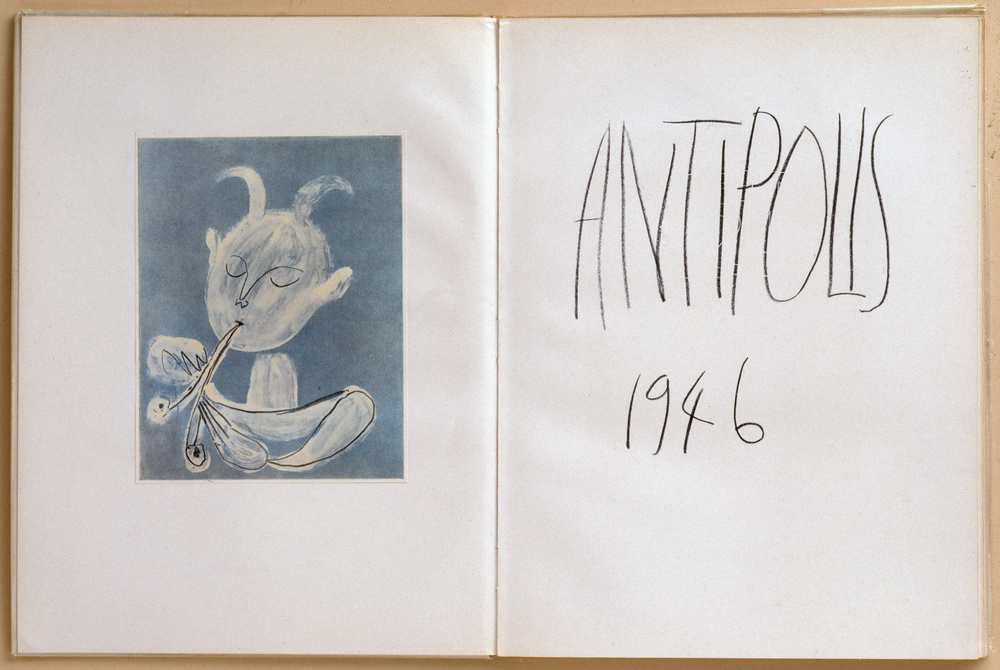 Dessin de Picasso dans "Verve n°19-20"