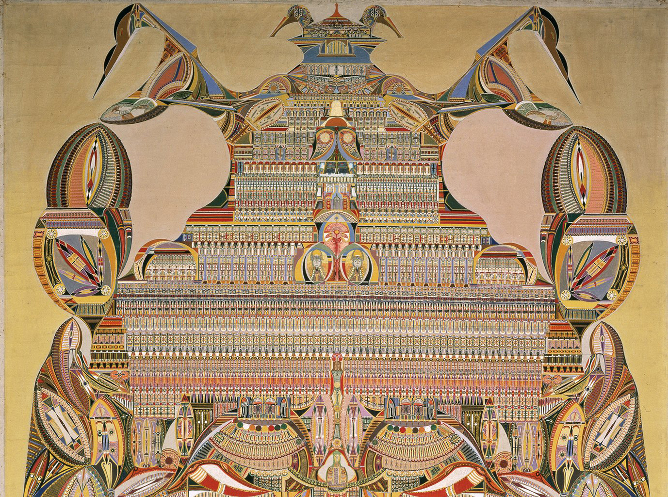 Augustin Lesage, "L’esprit de la pyramide" (détail), 1926