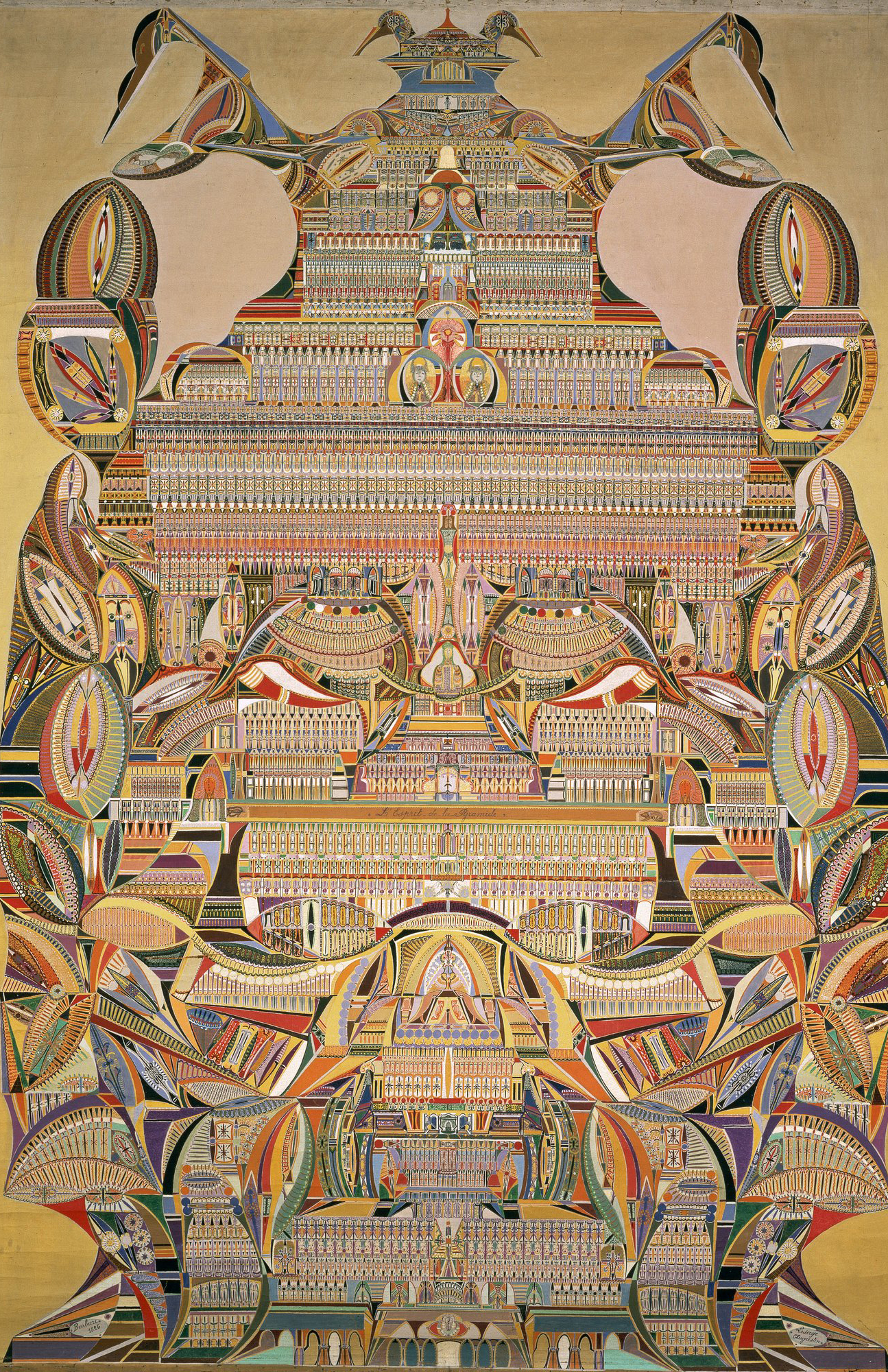 Augustin Lesage, "L’esprit de la pyramide" (détail), 1926