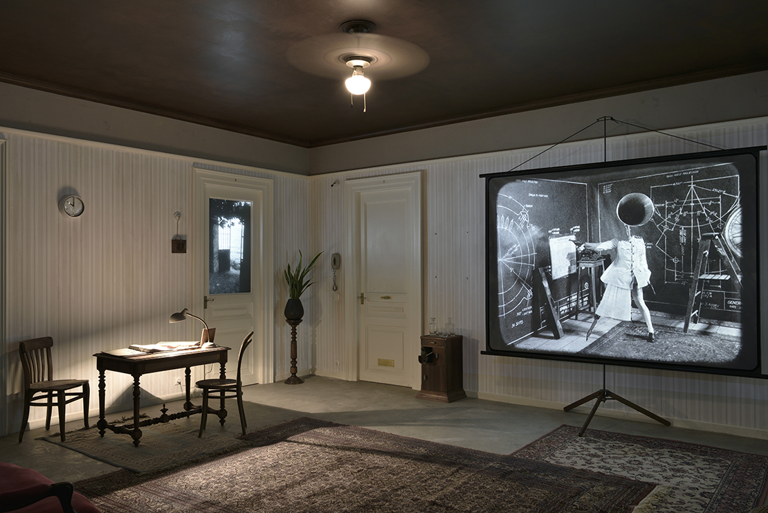 William Kentridge, salle d'exposition.