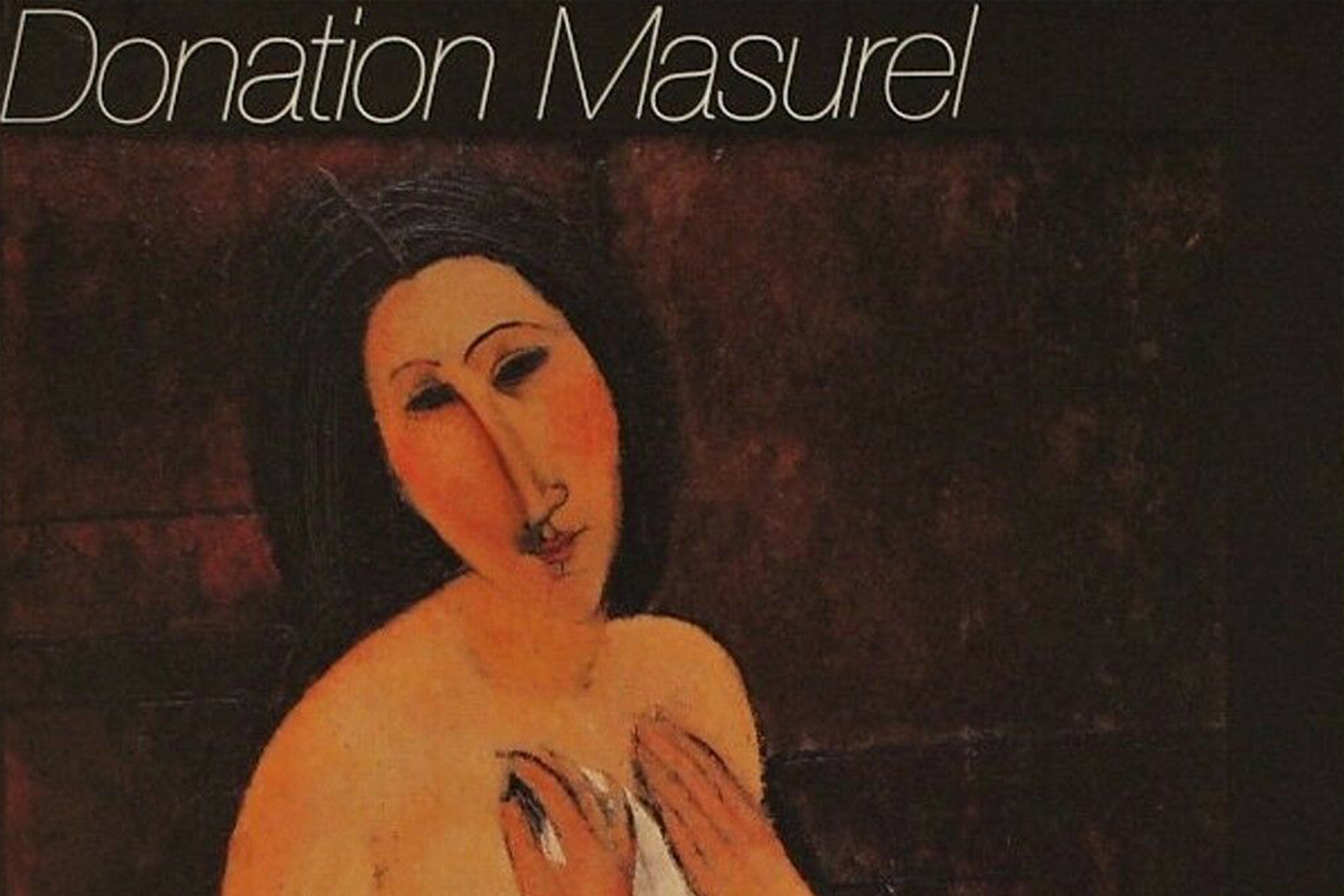 Affiche de l'exposition de la donation Masurel au Musée du Luxembourg à Paris en 1980
