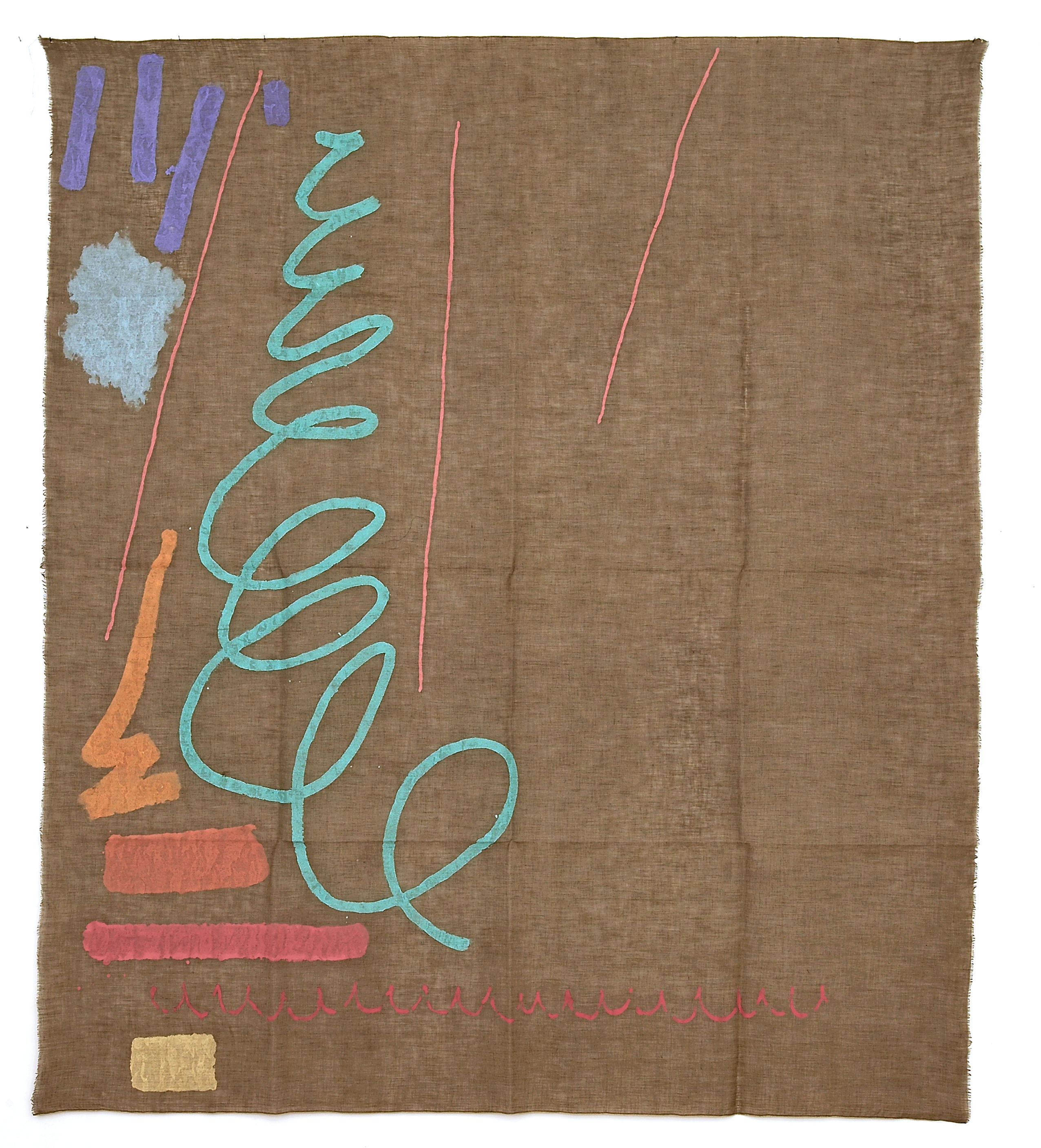 Giorgio Griffa, toile.