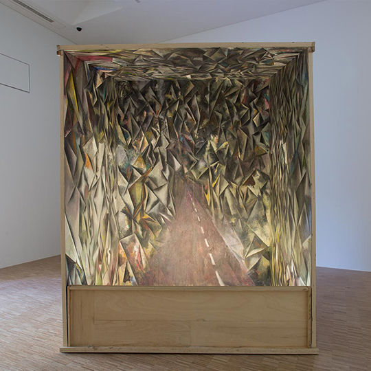 Kuitca, œuvre dans une salle d'exposition.