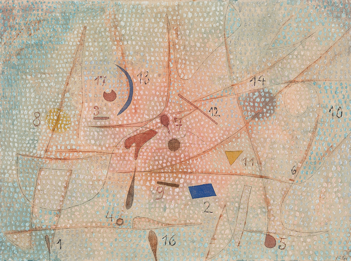  Paul Klee, toile.