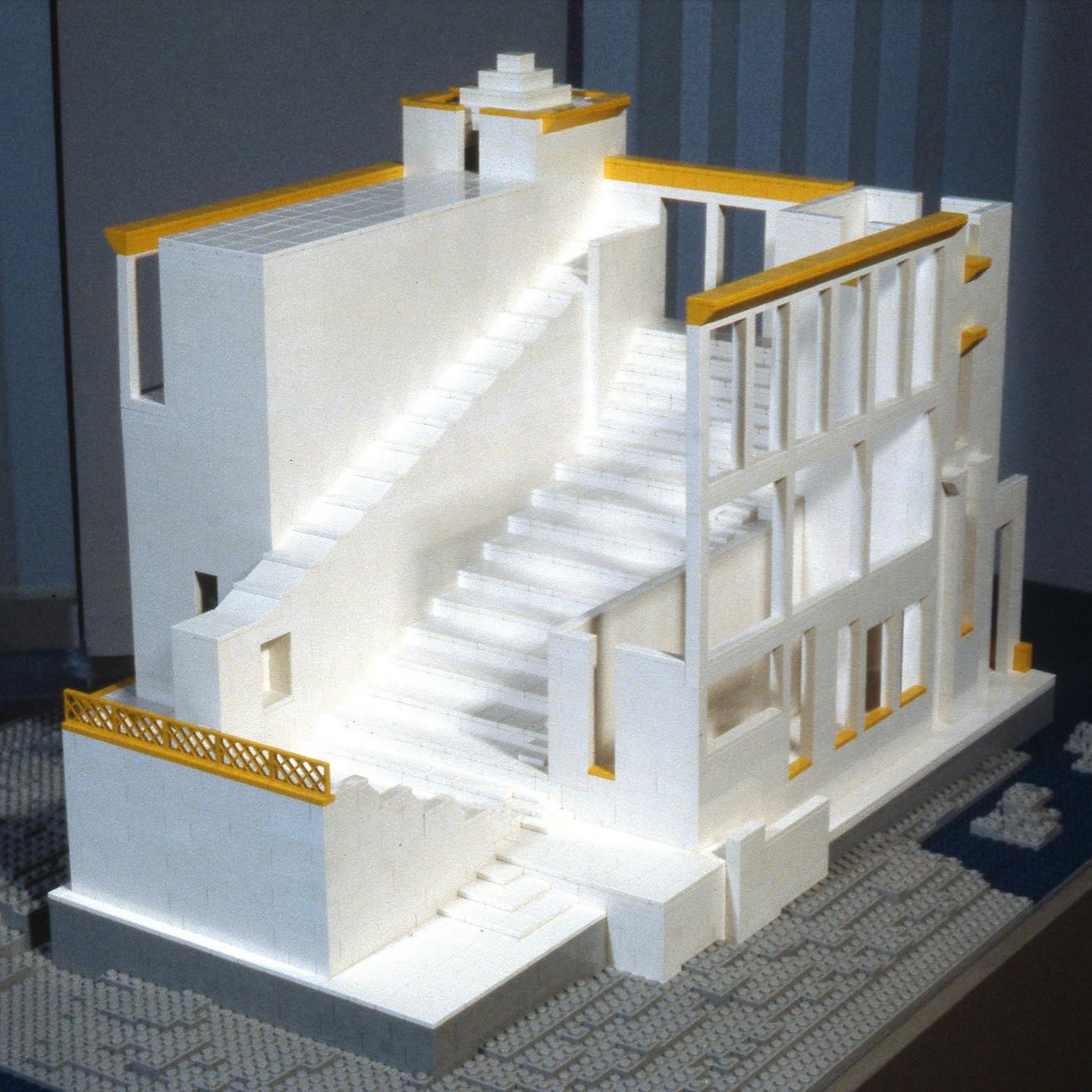 Maquette d'une habitation.