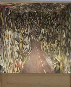 Kuitca, œuvre dans une salle d'exposition.