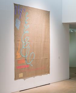 Giorgio Griffa, salle d'exposition.