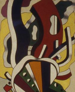 Toile coloré de Fernand Léger.