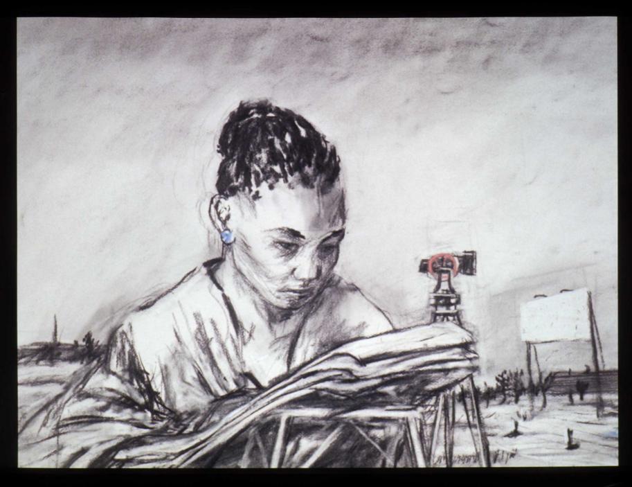 William Kentridge, dessin.