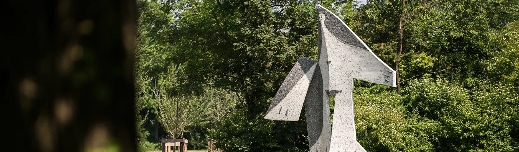 Vue du jardin de sculptures. Photo : F.Iovino