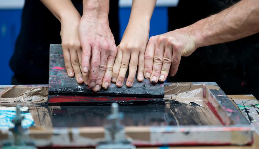 Atelier main dans la main