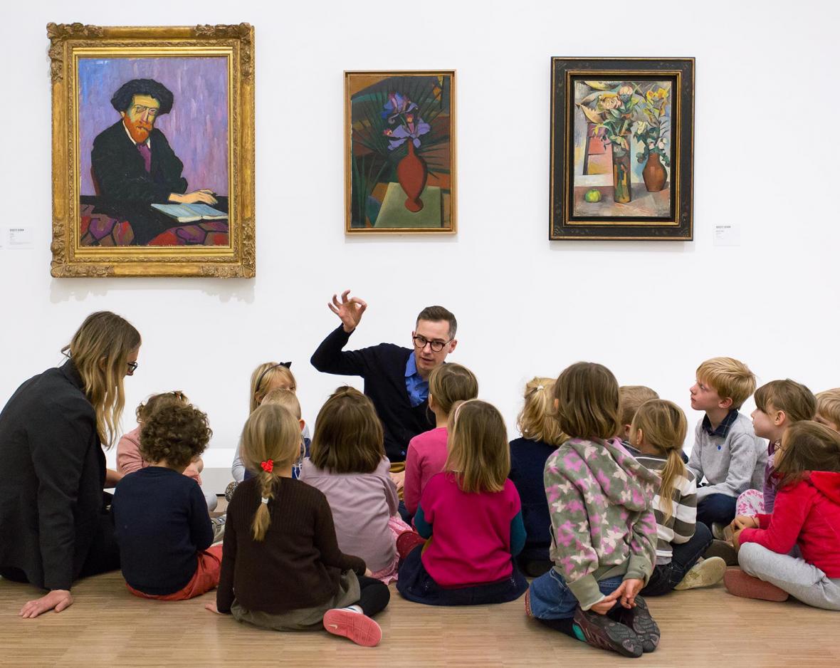 Visite dans les salles d'exposition temporaire du LaM