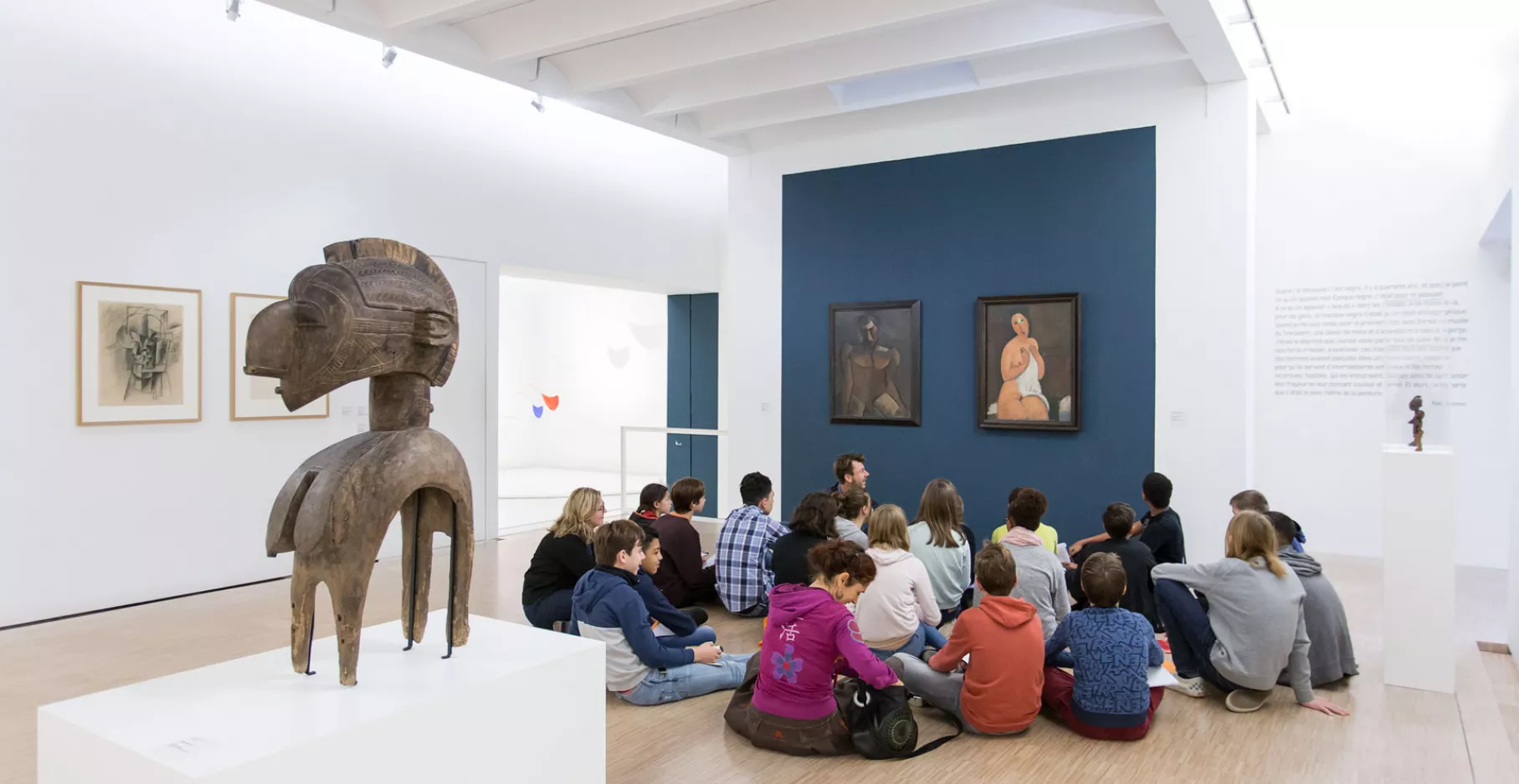 Visite en groupe de la collection d'art moderne 