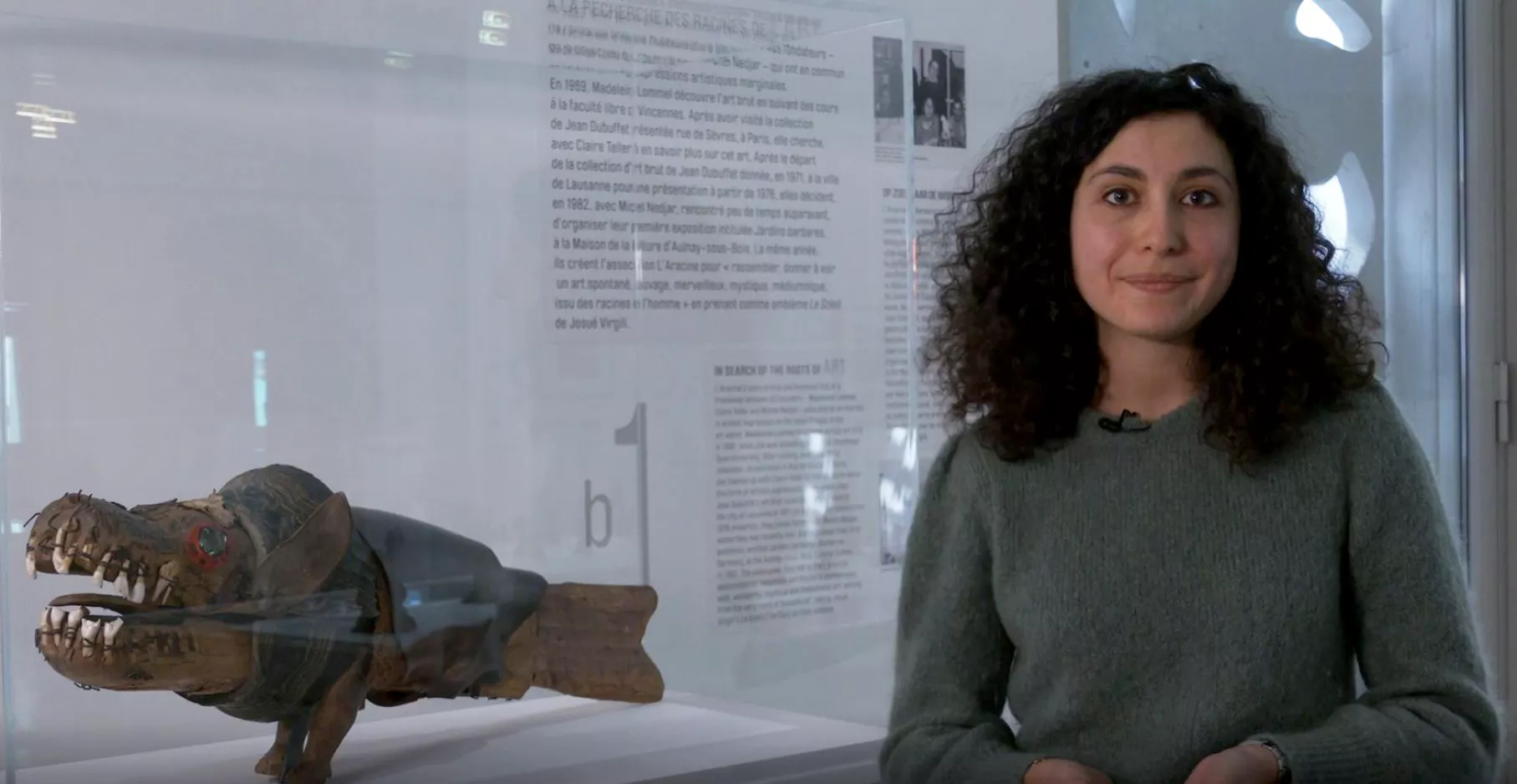 Portrait Kenza, membre du personnel du musée.