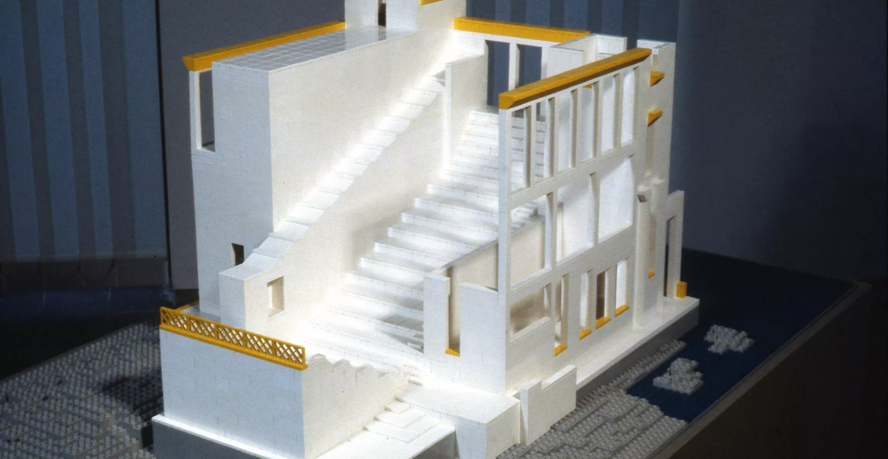 Maquette d'une habitation.
